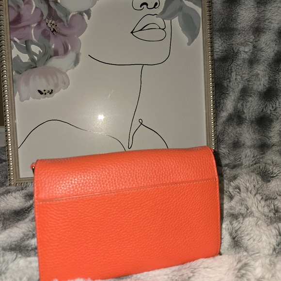 Tory Burch Orange Leather Women's Clutch/crossbody - Picture 2 of 4